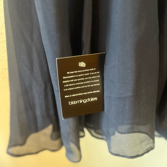 Coast Navy Silk Dress size 10 NWT - Picture 4 of 5